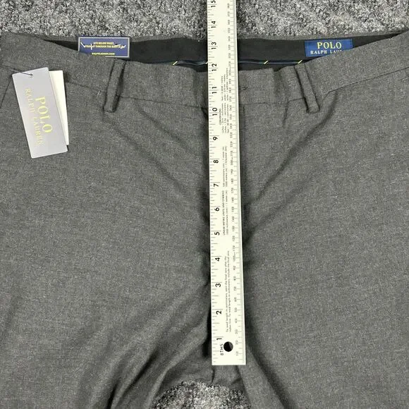 Polo Ralph Lauren Pants Men’s 36x32 Stretch Straight Fit Heather Gray NEW - Picture 6 of 9